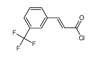3-[3-(trifluoromethyl)phenyl]-2-propenoylhloride Structure