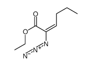 ethyl 2-azidohex-2-enoate结构式