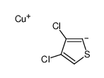 copper(1+),3,4-dichloro-2H-thiophen-2-ide Structure