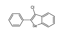 3-chloro-2-phenyl-1-benzoselenophene Structure