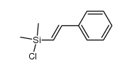 trans styryl dimethyl chloro silane结构式