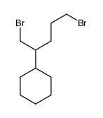 1,5-dibromopentan-2-ylcyclohexane Structure