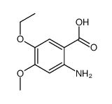 2-氨基-5-乙氧基-4-甲氧基苯甲酸结构式