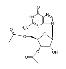 3',5'-di-O-acetyl-2'-deoxyguanosine Structure