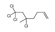 5,7,7,7-tetrachloro-5-methylhept-1-ene Structure