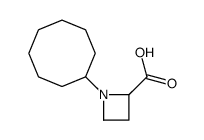 1-cyclooctylazetidine-2-carboxylic acid Structure
