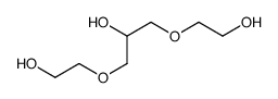 1,3-bis(2-hydroxyethoxy)propan-2-ol Structure