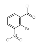 2-bromo-3-nitro-benzoyl chloride结构式