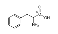 DL-苯丙氨酸-1-13C结构式