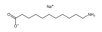 sodium salt of 11-amino hendecanoic acid Structure