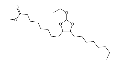 methyl 8-(2-ethoxy-5-octyl-1,3-dioxolan-4-yl)octanoate结构式