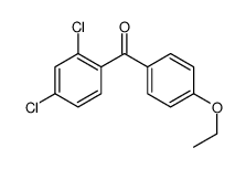 (2,4-Dichlorophenyl)(4-ethoxyphenyl)methanone结构式