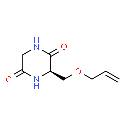 2,5-Piperazinedione,3-[(2-propenyloxy)methyl]-,(3R)-(9CI)结构式