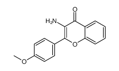 3-amino-2-(4-methoxyphenyl)chromen-4-one Structure