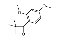 2-(2,4-dimethoxyphenyl)-3,3-dimethyloxetane Structure