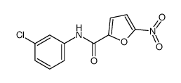 N-(3-chlorophenyl)-5-nitrofuran-2-carboxamide结构式
