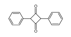 2,4-diphenylcyclobutane-1,3-dione Structure
