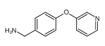 (4-(吡啶-3-基氧基)苯基)甲胺结构式