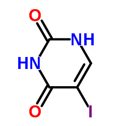 5-碘尿嘧啶结构式