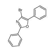 4-bromo-2,5-diphenyloxazole结构式
