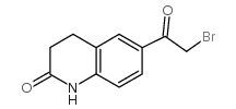 6-(2-Bromoacetyl)-3,4-dihydro-1H-quinoline-2-one Structure