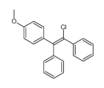 1-(2-chloro-1,2-diphenylethenyl)-4-methoxybenzene结构式