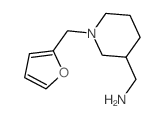 1-[1-(2-呋喃基甲基)-3-哌啶基]甲胺结构式