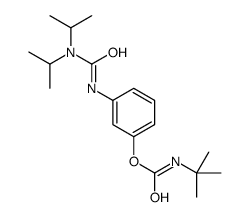m-(3,3-Diisopropylureido)phenyl=tert-butylcarbamate Structure