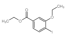 3-乙氧基-4-碘苯甲酸乙酯结构式
