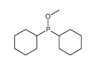 dicyclohexyl(methoxy)phosphane Structure