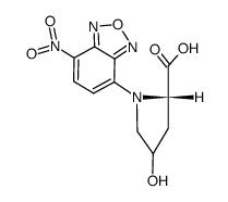 1-(7-Nitro-4-benzofurazanyl)-4-hydroxy-l-proline Structure