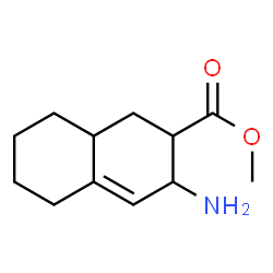 2-Naphthalenecarboxylicacid,3-amino-1,2,3,5,6,7,8,8a-octahydro-,methyl Structure