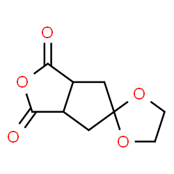 Spiro[1H-cyclopenta[c]furan-5(3H),2-[1,3]dioxolane]-1,3-dione, tetrahydro- (9CI) Structure