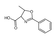 4-Oxazolecarboxylicacid,4,5-dihydro-5-methyl-2-phenyl-,(4S-trans)-(9CI)结构式