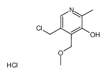2-Methyl-3-hydroxy-4-methoxymethyl-5-chloromethylpyridine hydrochloride Structure
