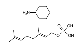 (dimethyl-3,7 octadiene-2,6 yl-1) phosphate de bis (cyclohexylammonium) Structure