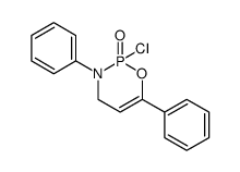 2-chloro-3,6-diphenyl-3,4-dihydro-1,3,2-oxazophosporin-2-oxide Structure