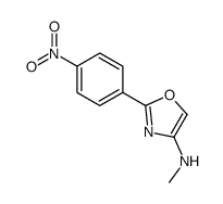 2-(4-硝基-苯基)-噁唑-4-甲胺结构式