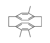 12,13,42-trimethyl-1,4(1,4)-dibenzenacyclohexaphane结构式