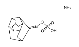 O-sulfodiadamantanone oxime ammonium salt Structure