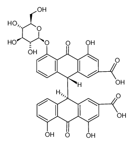 sennidin A-8-monoglucoside结构式