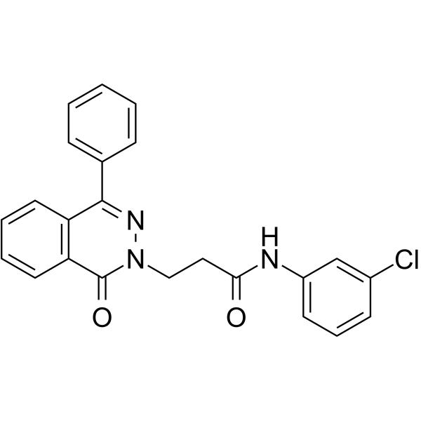 N-(3-Chlorophenyl)-3-(1-oxo-4-phenylphthalazin-2(1H)-yl)propanamide Structure