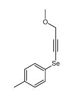 1-(3-methoxyprop-1-ynylselanyl)-4-methylbenzene Structure