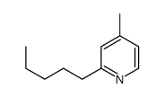 4-methyl-2-pentylpyridine structure