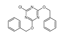 2,4-双苄氧基-6-氯-1,3,5-三嗪结构式