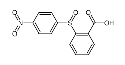 2-(4-nitro-benzenesulfinyl)-benzoic acid结构式
