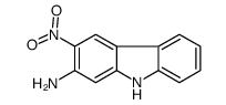 3-nitro-9H-carbazol-2-amine Structure