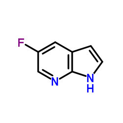 5-氟-7-氮杂吲哚结构式