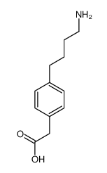 2-[4-(4-aminobutyl)phenyl]acetic acid结构式