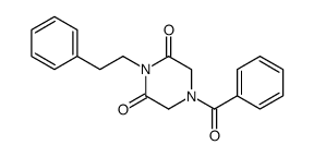 4-benzoyl-1-(2-phenylethyl)piperazine-2,6-dione Structure